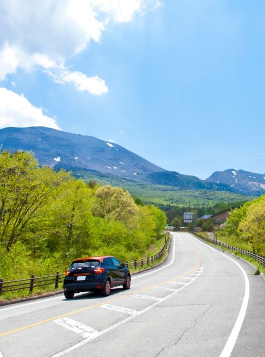 高原ドライブの写真